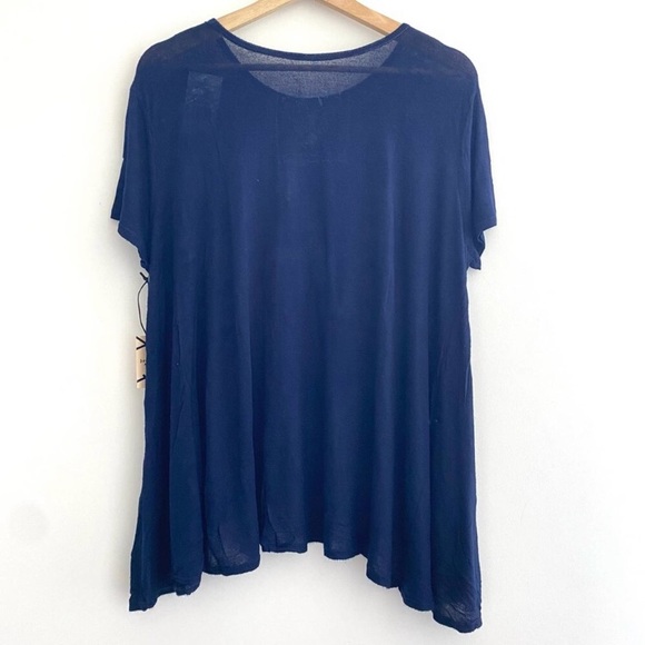 Daydream Nation LA navy blue short sleeve shirt NWT - Picture 2 of 10